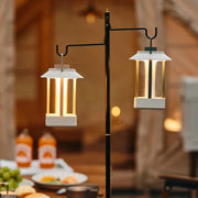 Naturehike Camping Ambient Light Outdoor Lighting Rechargeable Tent Vintage Horse Lamp(Brown)