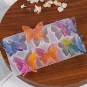 DIY Crystal Glue Heart Butterfly Pendant Keychain Ornament Silicone Mold(Heart)