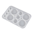 DIY Epoxy Resin Three-Dimensional Geometric Pendant Earring Silicone Mold, Spec: Round - free shipping - PMc TechLife - Order now!