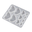 DIY Epoxy Resin Three-Dimensional Geometric Pendant Earring Silicone Mold, Spec: Heart - free shipping - PMc TechLife - Order now!