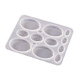 DIY Epoxy Resin Three-Dimensional Geometric Pendant Earring Silicone Mold, Spec: Oval - free shipping - PMc TechLife - Order now!