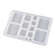 DIY Epoxy Resin Three-Dimensional Geometric Pendant Earring Silicone Mold, Spec: Square - free shipping - PMc TechLife - Order now!