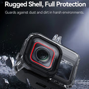 For Insta360 Ace Pro Camera TELESIN 45m Water-resistant Case Underwater Diving Housing Cover