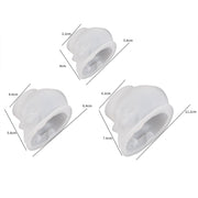 DIY Epoxy Candle Skull Keychain Pendant Silicone Mold Halloween Ornaments Mold, Spec: S