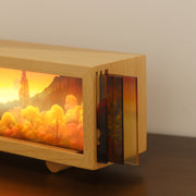 Bluetooth Music Wooden Acrylic Atmosphere Lightbox Decoration Painting Night Light