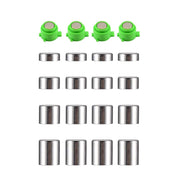 For PS5 20pcs /Set Gamepad Metal Buttons Mushroom Head Magnetic Base Cross Keys Accessory Set