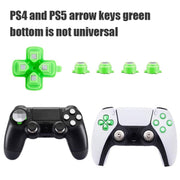 For PS4 32pcs /Set Gamepad Metal Buttons Mushroom Head Magnetic Base Cross Keys Accessory Set