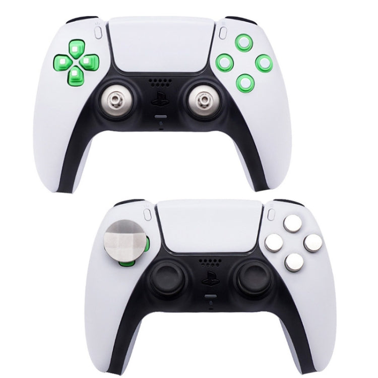 For PS4 Joystick 8pcs /Set Gamepad Metal Buttons Mushroom Head Magnetic Base Cross Keys Accessory Set