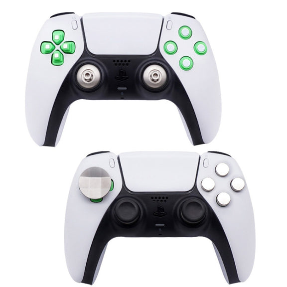 For PS4 20pcs /Set Gamepad Metal Buttons Mushroom Head Magnetic Base Cross Keys Accessory Set