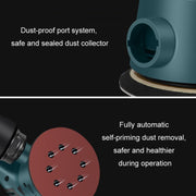 8pcs /Set EU Plug MOYI Small Polishing Sandpaper Machine Woodworking Electric Disc Sander