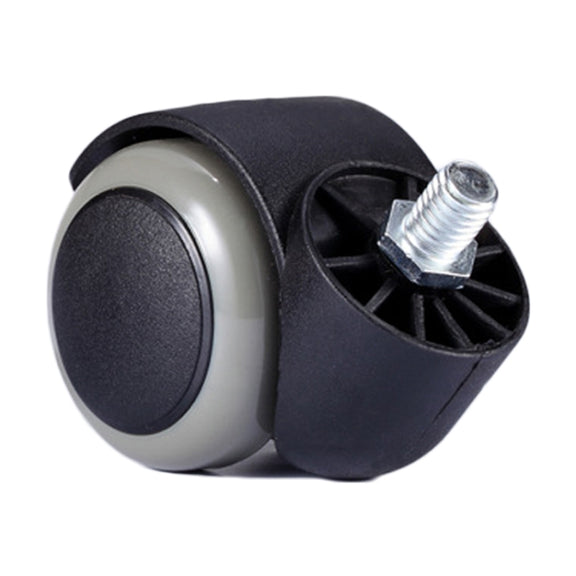 M10 Screw Quiet Swivel Chair Universal Wheels Office Chair Roller Casters(Black)