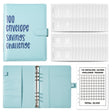 A5 100 Day Savings Challenge Envelope Budget Planner Binder Notebook Handbook, Color: Words Blue - Notebooks by PMC TechLife | Online Shopping South Africa | PMC TechLife | Buy Now Pay Later Mobicred