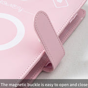 A5 100 Day Savings Challenge Envelope Budget Planner Binder Notebook Handbook, Color: Words Black
