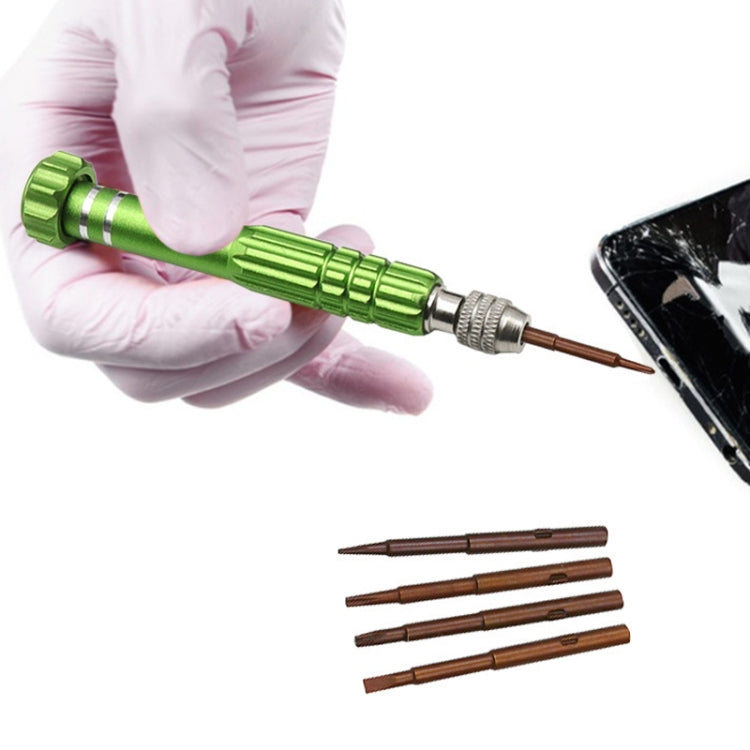 5 In 1 Aluminum Alloy Screwdriver Cell Phone Disassembly And Repair Tools(Black)