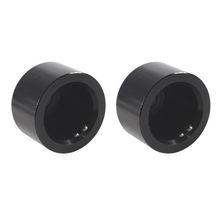 For Harley Davidson Motorcycle Modified Front Axle Wheel Covers Front Axle Decorative Cover(Black)