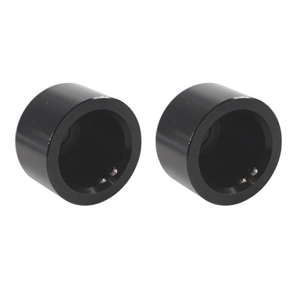 For Harley Davidson Motorcycle Modified Front Axle Wheel Covers Front Axle Decorative Cover(Black)