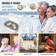 Z-68 In-ear TWS Invisible Hearing Aid Digital Sound Amplifier with Charging Box(Skin Color)