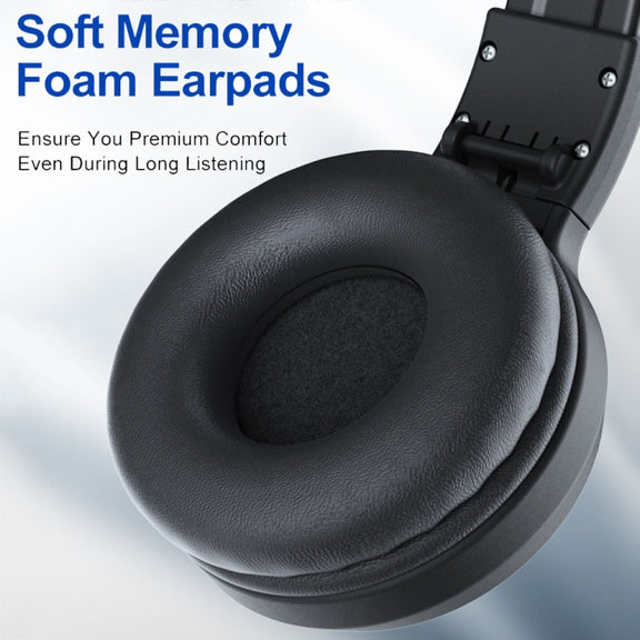 F4 Digital Display Automatic Scanning Foldable FM Radio Headphone, Spec: Battery Version