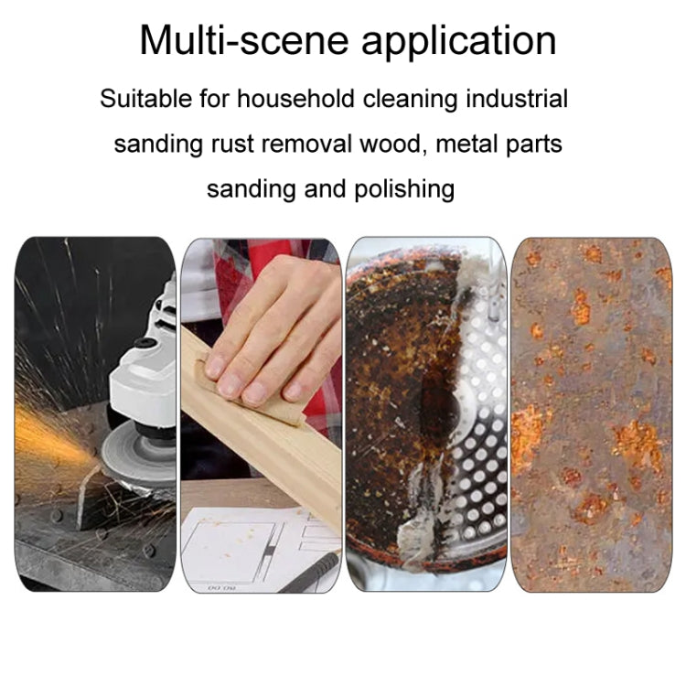 100# Woodworking Polishing Metal Rust Removal Wet And Dry Sponge Sandpaper