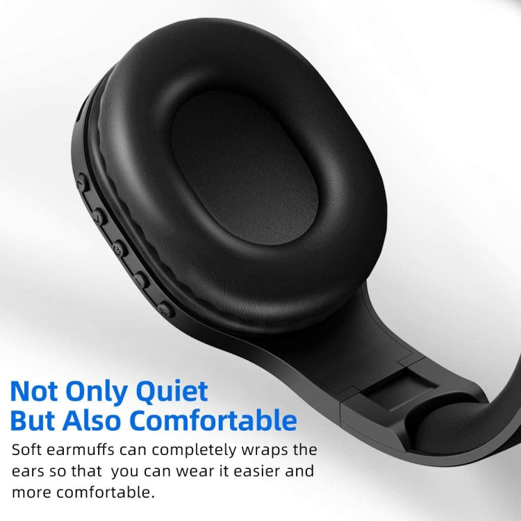 A8 Charging Version Portable Digital Display FM Headphone(White)