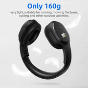 A8 Charging Version Portable Digital Display FM Headphone(White)