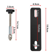 Traction Board Mounting Pins Kit Universal For 4.72"-6.69" Hole Spacing Recovery Tracks