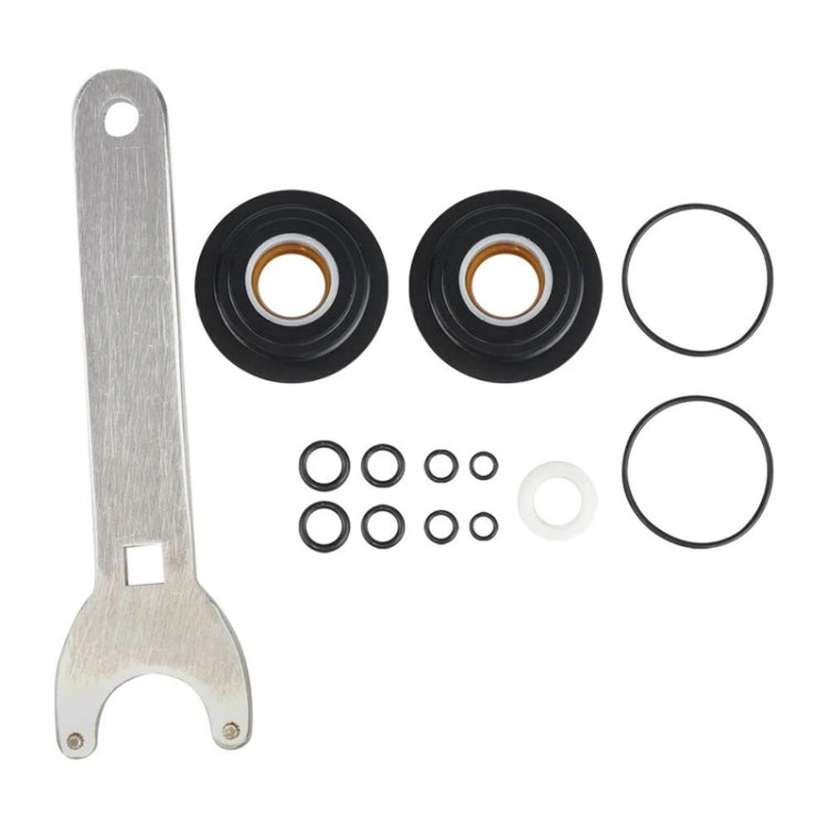 For Seastar HS5157 Boat Front Mount Hydraulic Steering Cylinder Seal Kits Wrench Tool(Orange Inner Ring)