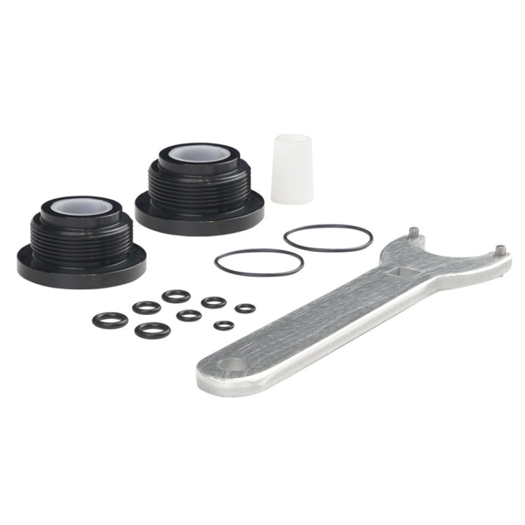 For Seastar HS5157 Boat Front Mount Hydraulic Steering Cylinder Seal Kits Wrench Tool(Orange Inner Ring)