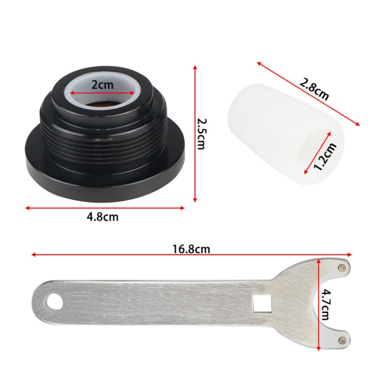 For Seastar HS5157 Boat Front Mount Hydraulic Steering Cylinder Seal Kits Wrench Tool(Orange Inner Ring)