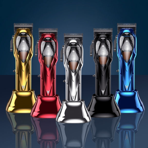 Rechargeable Magnetic Suspension High-speed Electric Hair Clipper(Gold)
