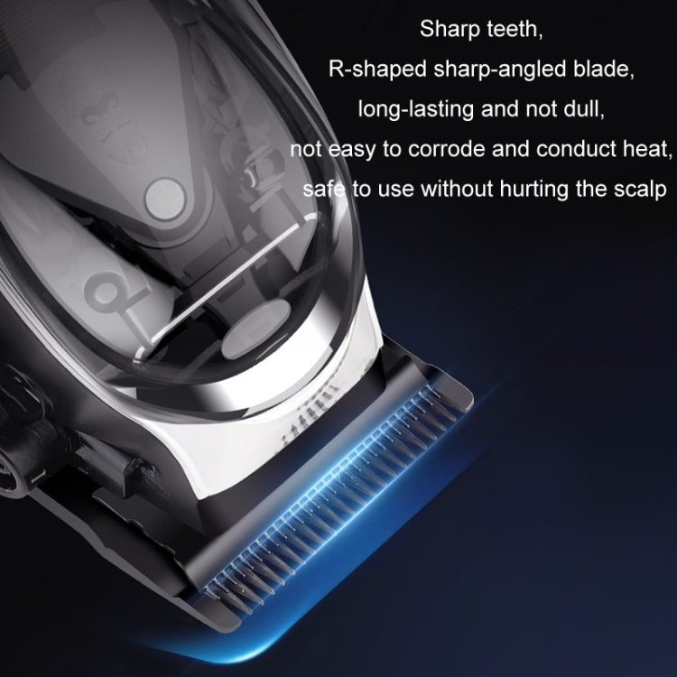 Rechargeable Magnetic Suspension High-speed Electric Hair Clipper(Blue)