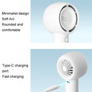 JisuLife FA42 Handheld Portable Small Rechargeable Turbo Fan, Color: Mint Green 2000mAh