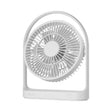 JisuLife FA19 4000mAh Wireless Rechargeable Desktop Mini Fan Silent Portable Fan(White) - free shipping - PMC TechLife - Order now!
