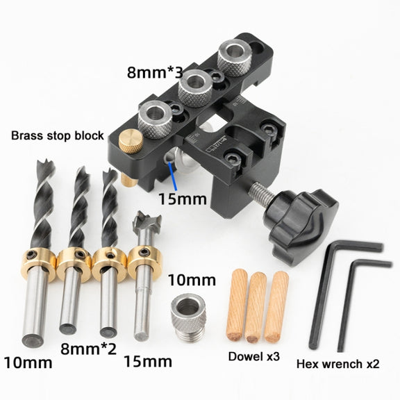 Ganwei 3 in 1 Mini Woodworking Positioning Punch Embedded Parts, Model: MG0-001-0048-A