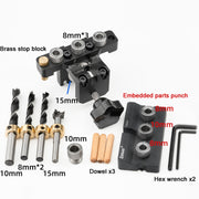Ganwei 3 in 1 Mini Woodworking Positioning Punch Embedded Parts, Model: MG0-001-0048-B
