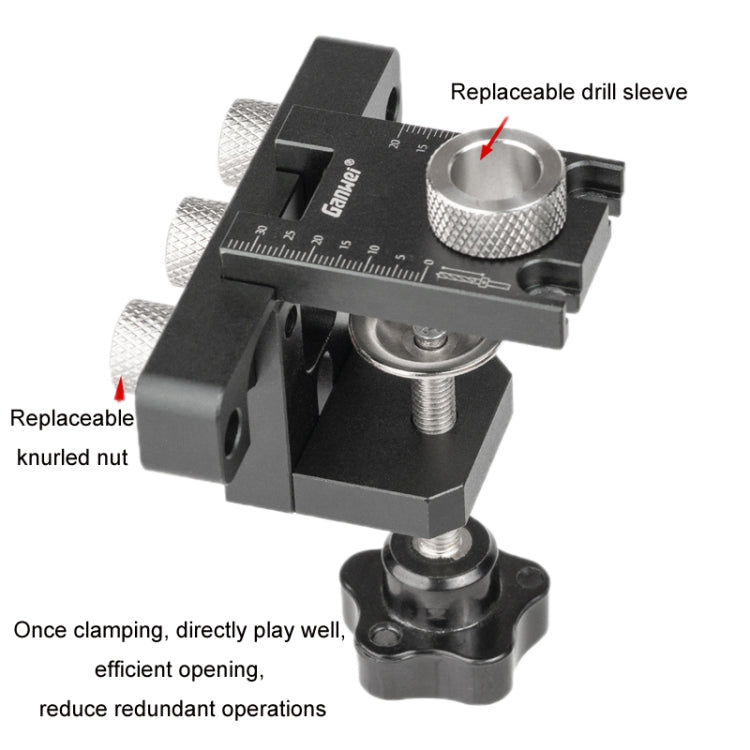 Ganwei 3 in 1 Mini Woodworking Positioning Punch Embedded Parts, Model: MG0-001-0048-A