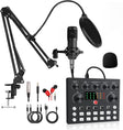 V8S Audio Mixer Live Voice Changer External Sound Card, Color: Black Cantilever Set - Live Sound Effects Processors by PMC TechLife | Online Shopping South Africa | PMC TechLife | Buy Now Pay Later Mobicred