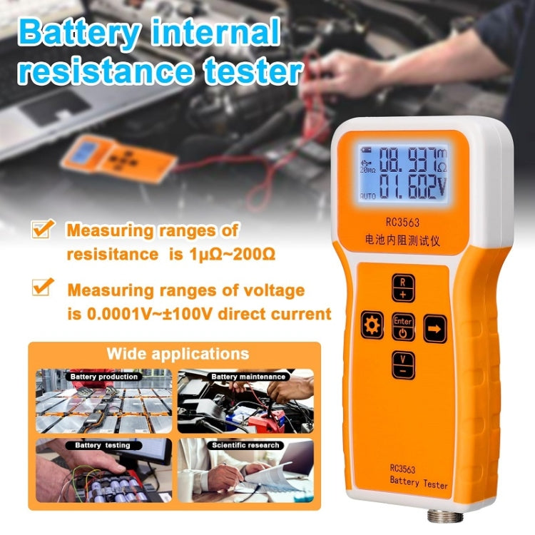 High-Precision Battery Voltage Internal Resistance Tester, Specifications: Host+Clamp
