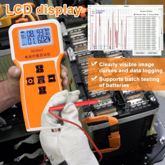 High-Precision Battery Voltage Internal Resistance Tester, Specifications: Host+Probe