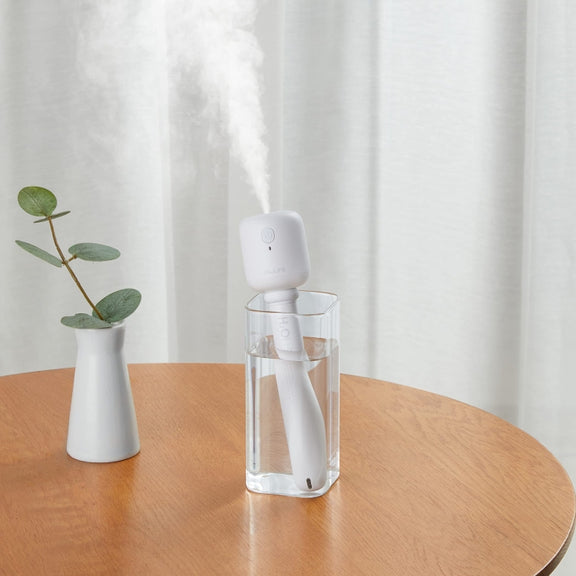 JisuLife JB07 Wireless High Mist Portable Humidifier, No Water Tank, Color: White 2200mAh