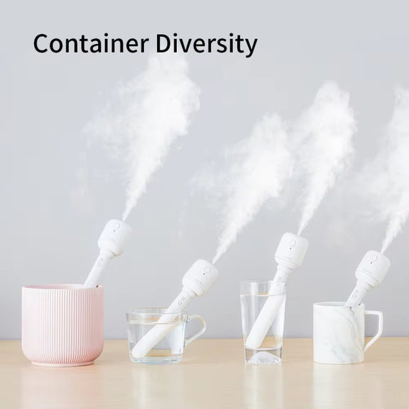 JisuLife JB07 Wireless High Mist Portable Humidifier, No Water Tank, Color: White 2200mAh