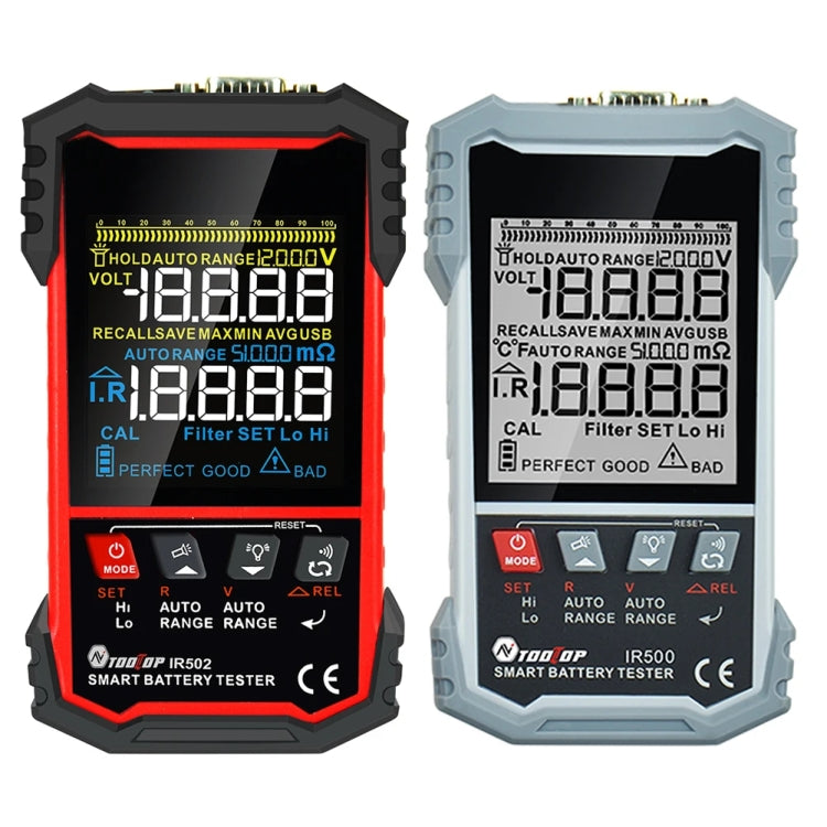 Battery Internal Resistance Tester Lead-Acid Alkaline Lithium Battery Tester, Model: IR500