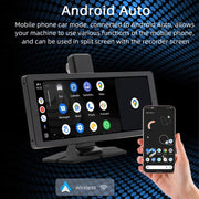 Car Bluetooth Portable DVR Monitor Support Carplay/Android Auto, Specifications: Display