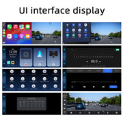 Car Bluetooth Portable DVR Monitor Support Carplay/Android Auto, Specifications: Display