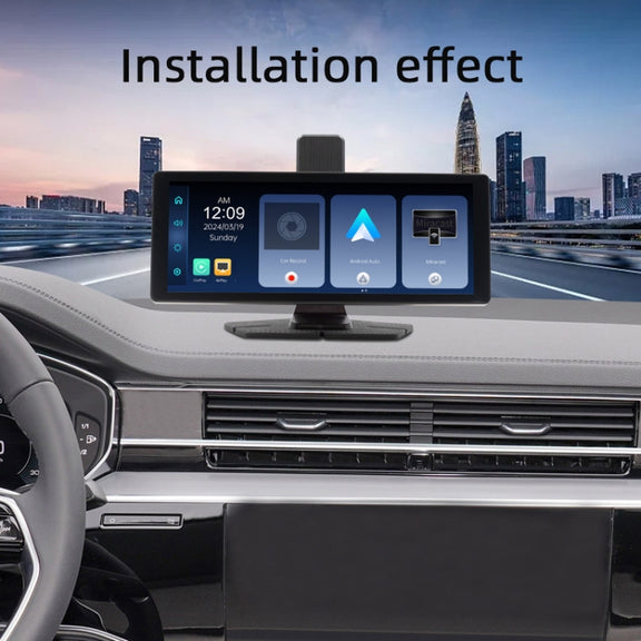 Car Bluetooth Portable DVR Monitor Support Carplay/Android Auto, Specifications: Display+ Camera