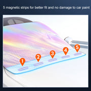 Car Laser Front Windshield Sun Protection Heat Insulation Sunshade, Size: Small