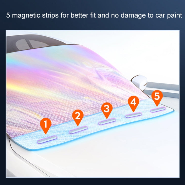 Car Laser Front Windshield Sun Protection Heat Insulation Sunshade, Size: Large