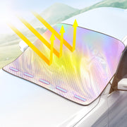 Car Laser Front Windshield Sun Protection Heat Insulation Sunshade, Size: Small