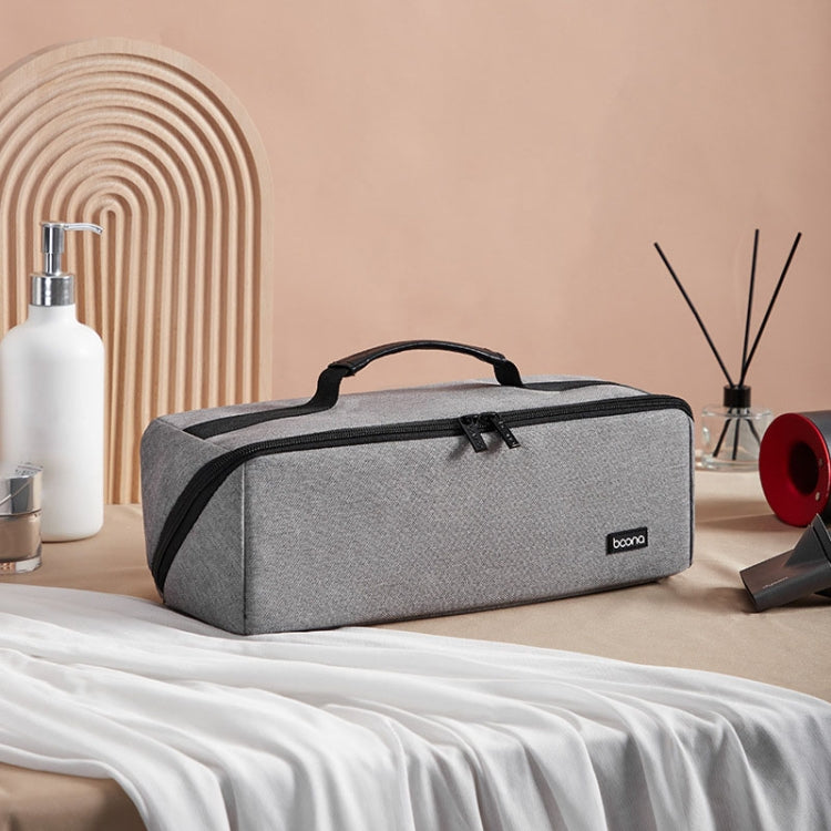 For Dyson Baona BN-DS010 Large Capacity Water-resistant Hair Dryer Storage Bag(Gray)