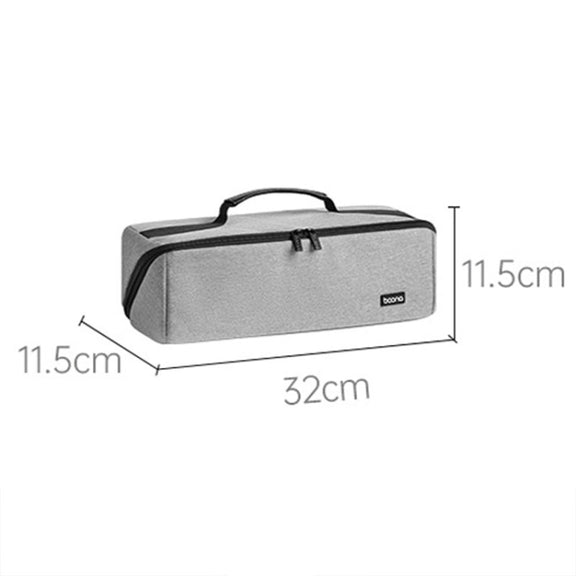 For Dyson Baona BN-DS010 Large Capacity Water-resistant Hair Dryer Storage Bag(Gray)
